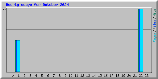 Hourly usage for October 2024